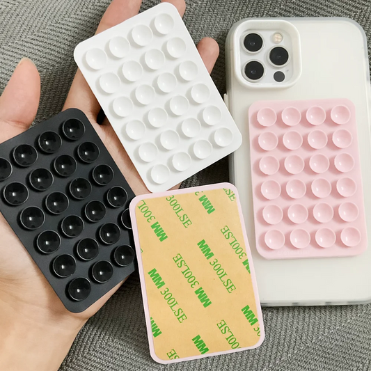 Silicone Cup Stand Suction Phone Stand For Content Creators With Adhesive Backing Non Slip Holder For Selfies And Videos