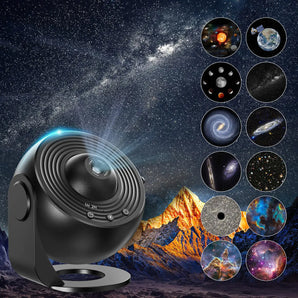 Galaxy Star Projector 13 In 1 HD Night Light With 360 Degree Rotation